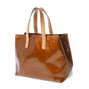 Louis Vuitton Reed Vernis Monogram Handbag White Bron